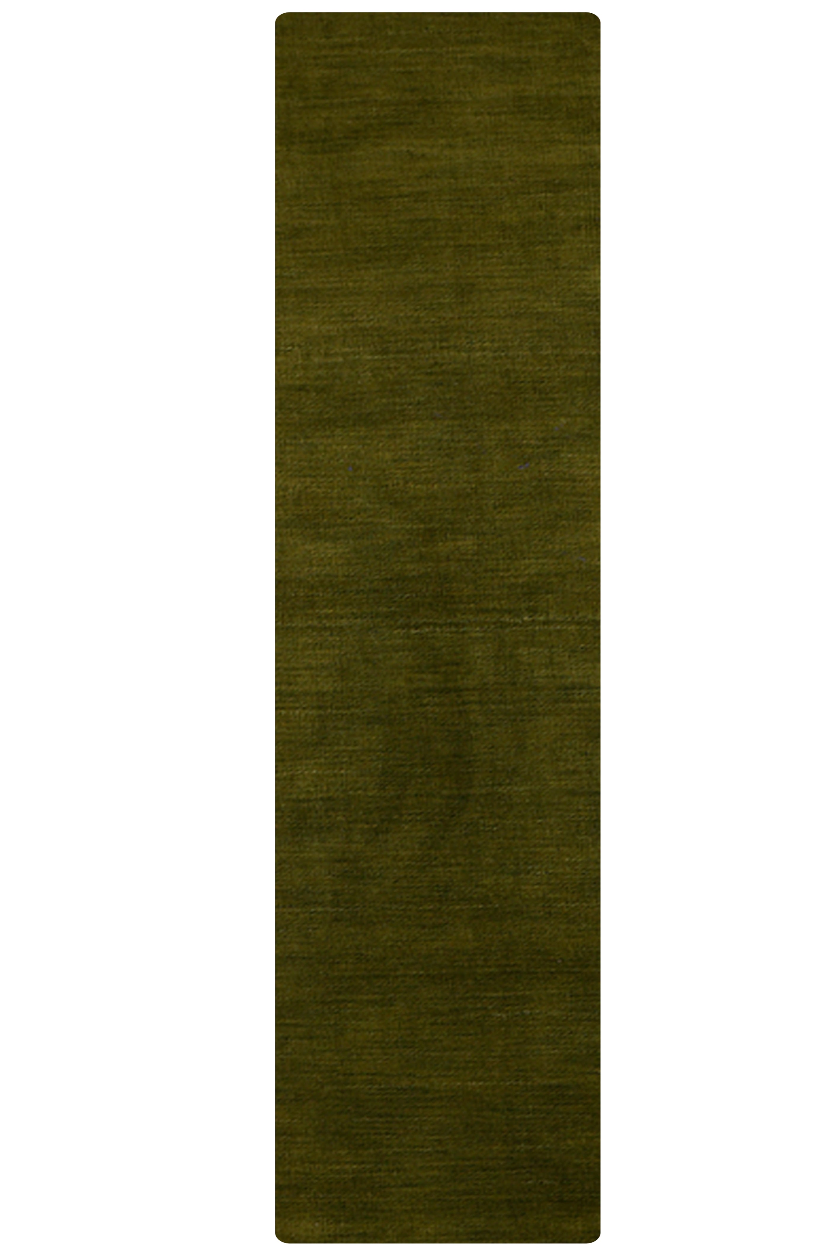 Plain Hand Knotted Wool Rug
