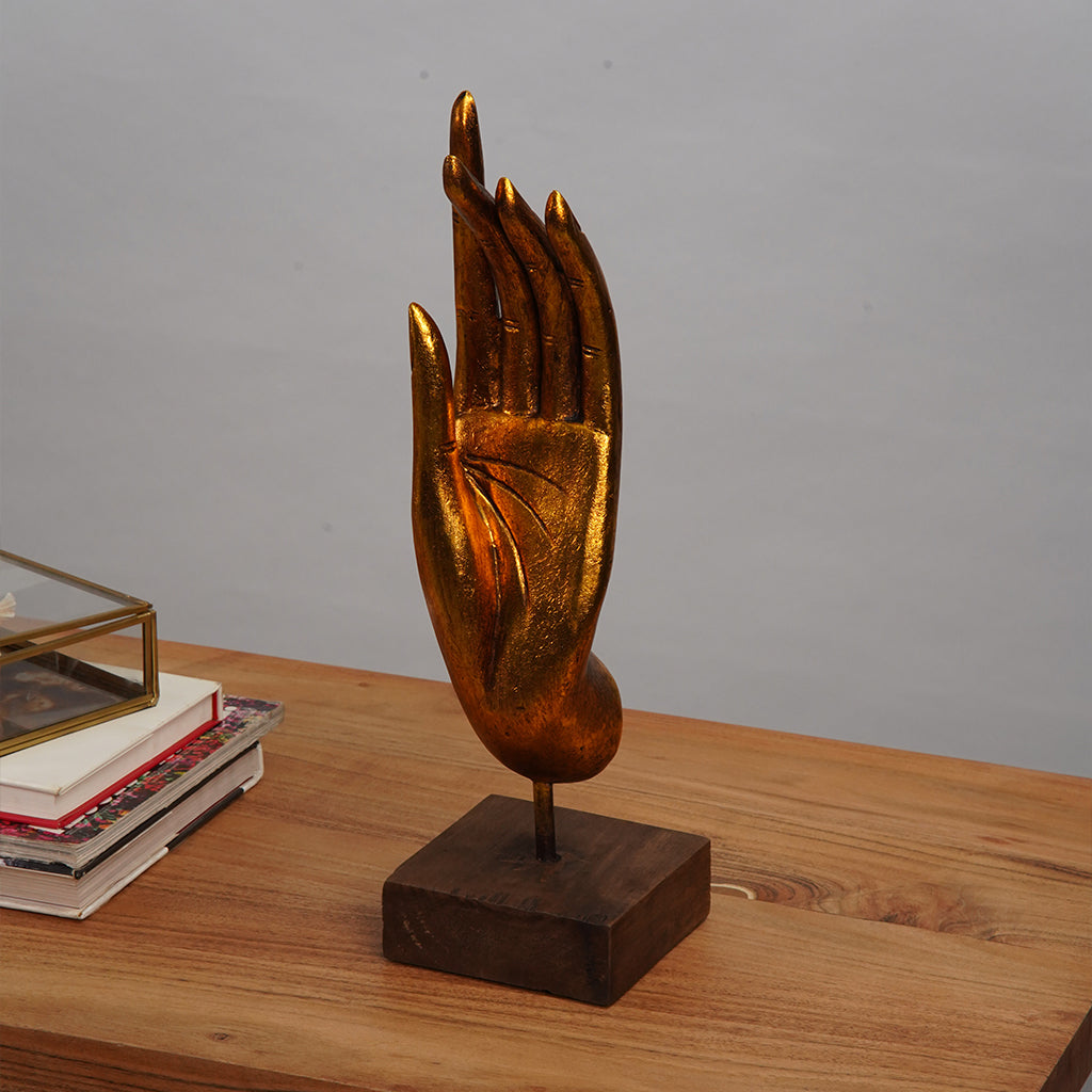 Yoga Mudra Hand Resin Figurine