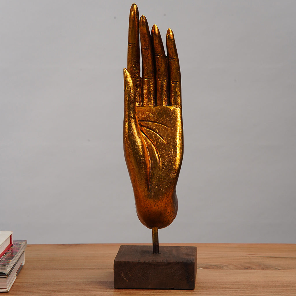 Yoga Mudra Hand Resin Figurine