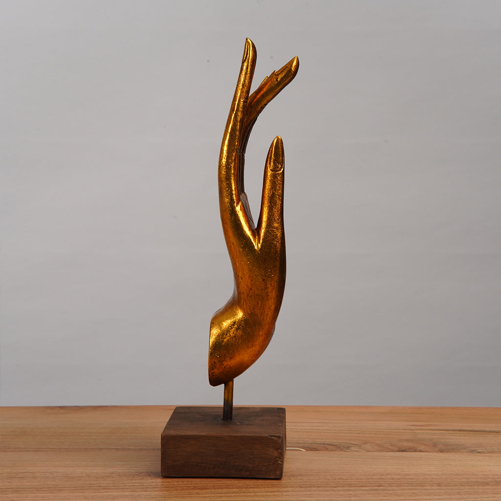 Yoga Mudra Hand Resin Figurine