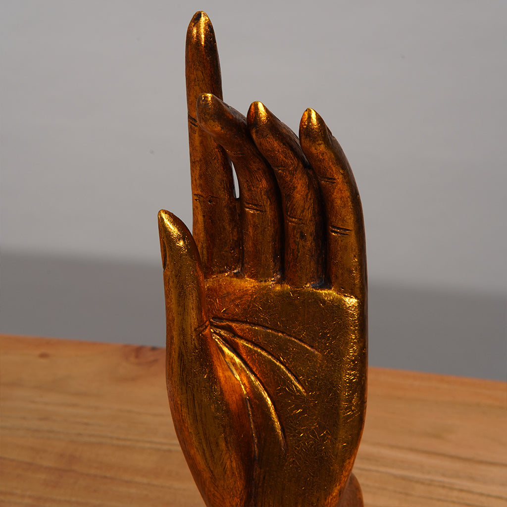 Yoga Mudra Hand Resin Figurine