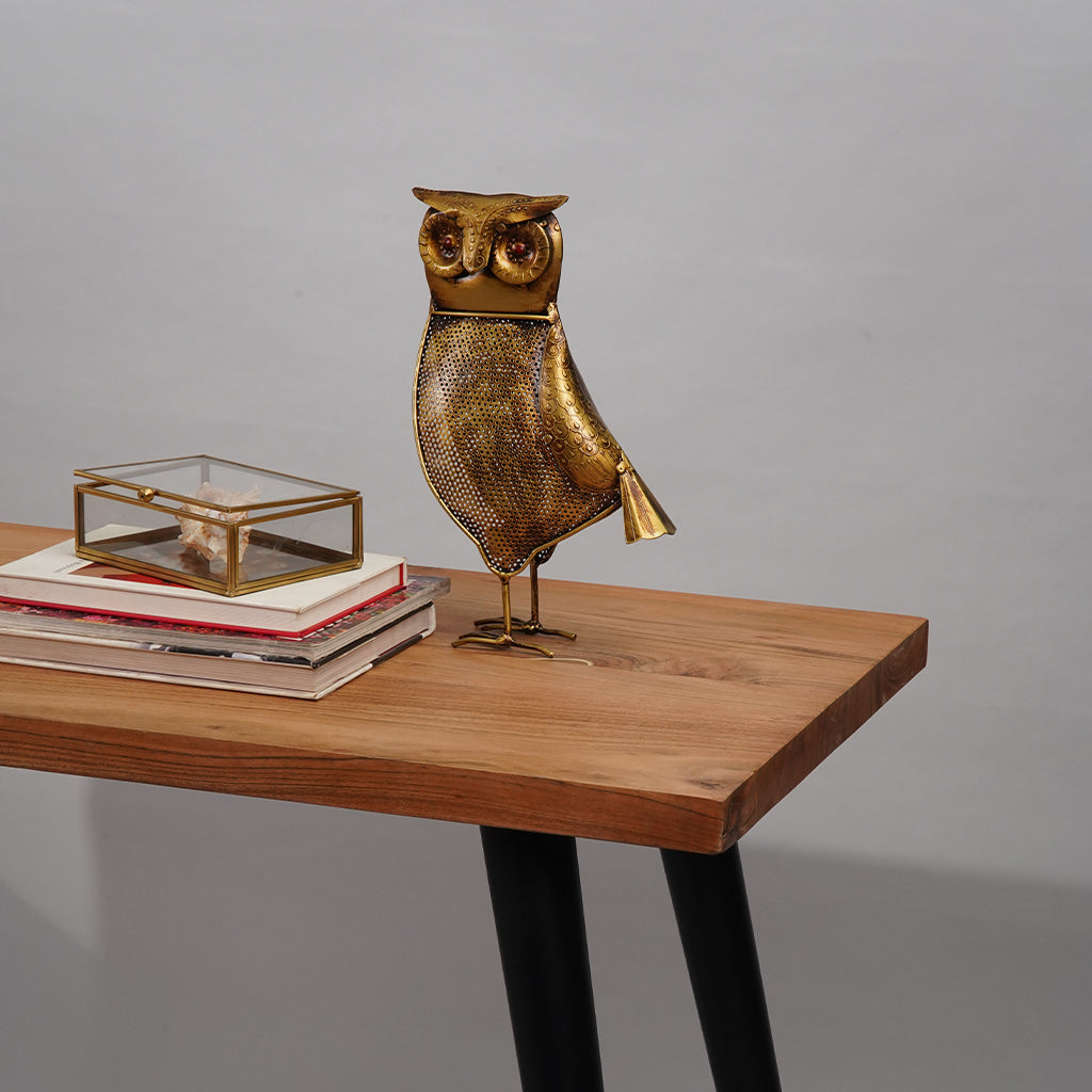 Owl Shaped Tea Light Candle Holder