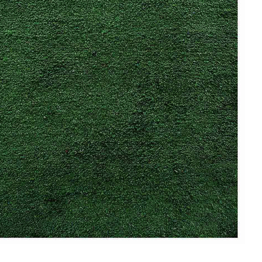 Solid Hand Knotted Silk Rug