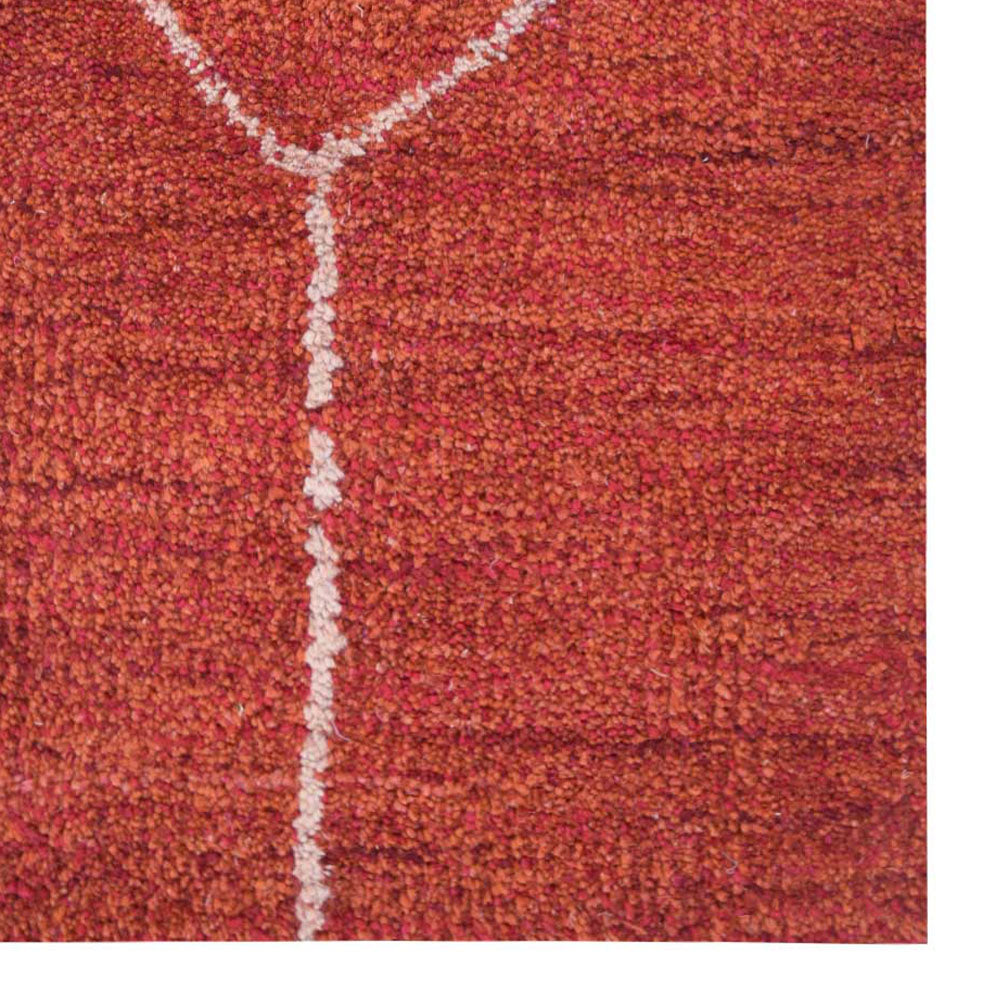 Vedika Hand Knotted Silk Blue Area Rug