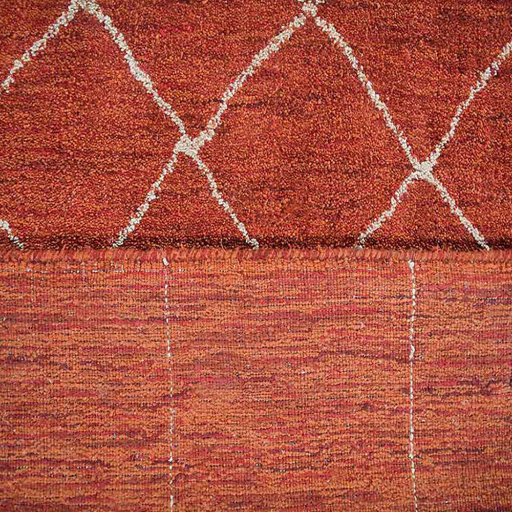 Vedika Hand Knotted Silk Blue Area Rug