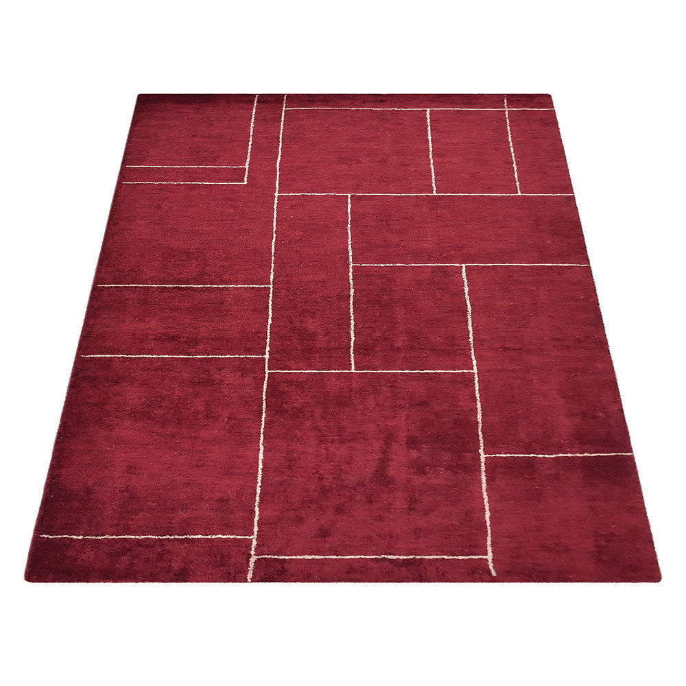Matrix Hand Knotted Silk Rug