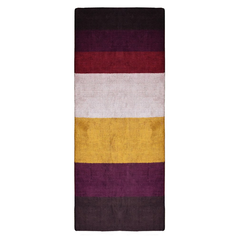 Lines Hand Knotted Silk & Wool Rug