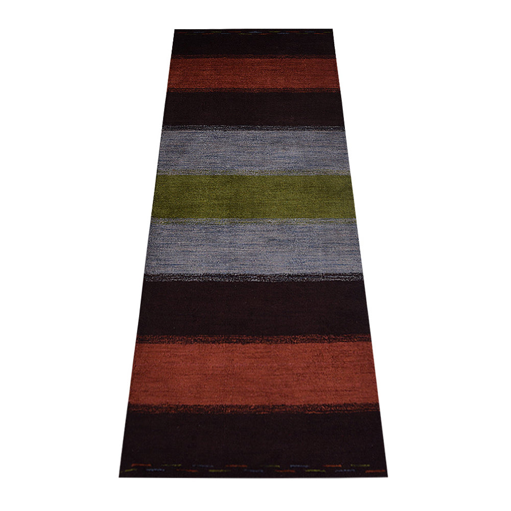 Lines Hand Knotted Silk & Wool Rug