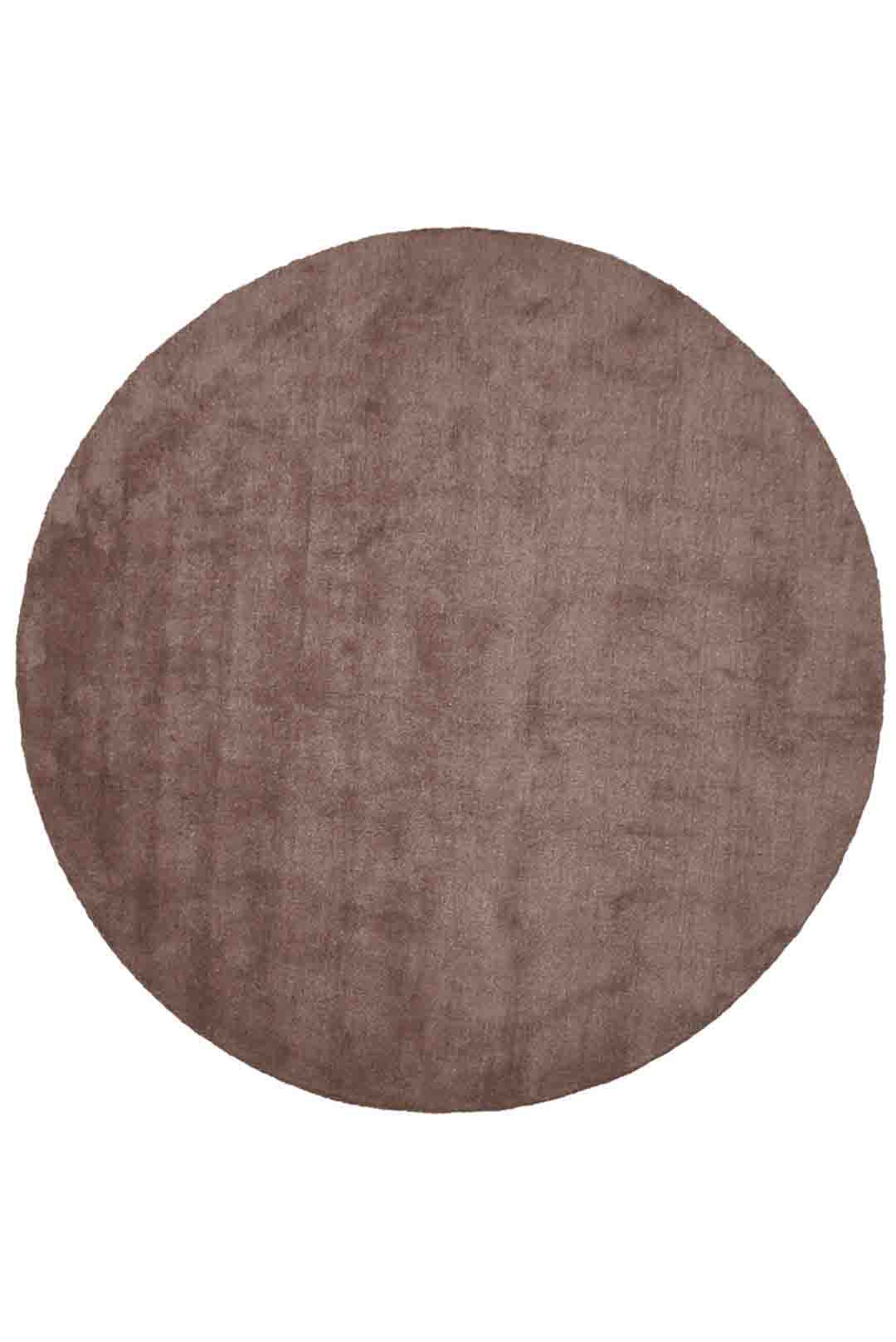 Solid Hand Knotted Silk & Wool Rug