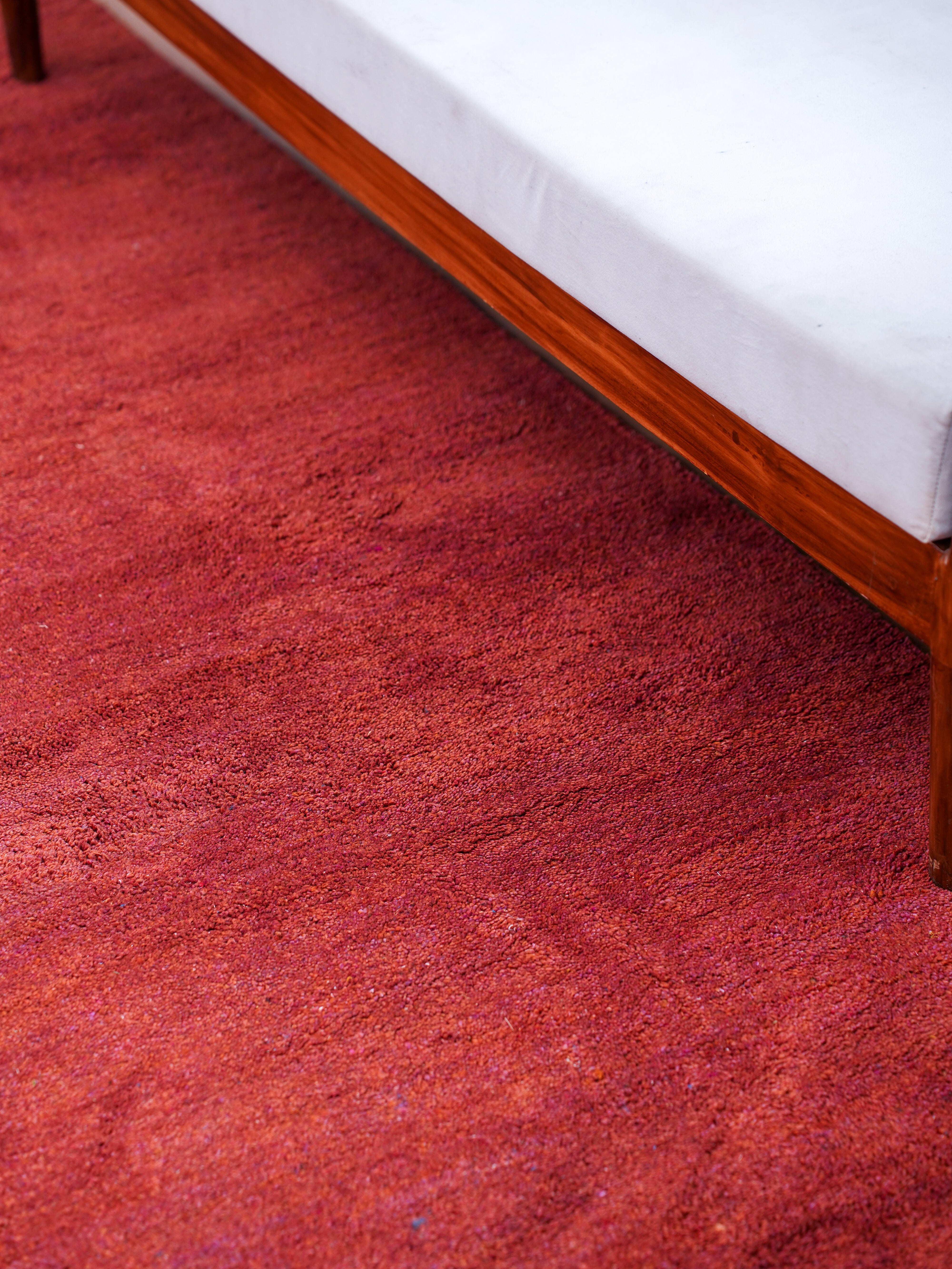 Dual Tone Hand Knotted Silk & Wool Rug