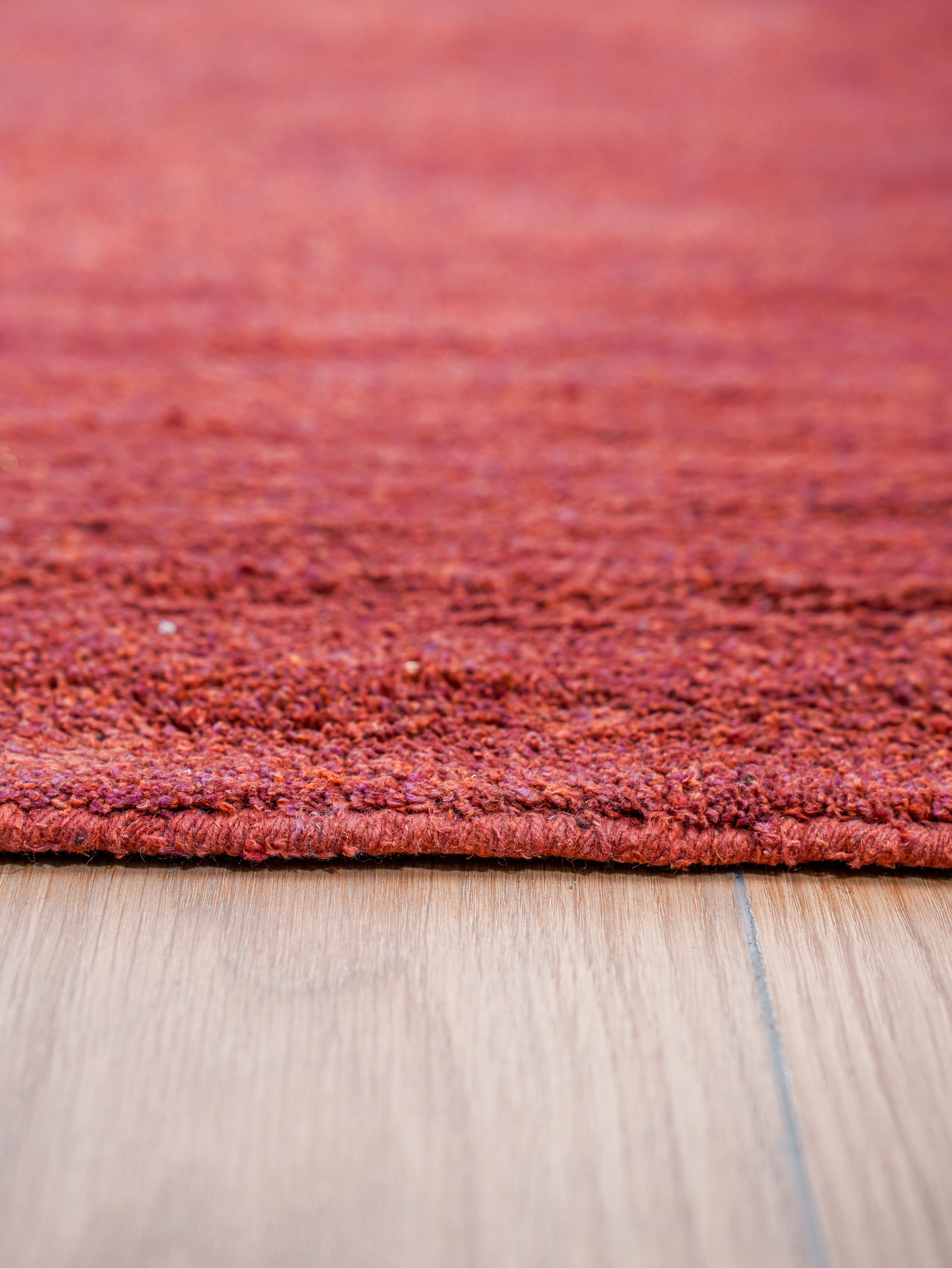 Dual Tone Hand Knotted Silk & Wool Rug