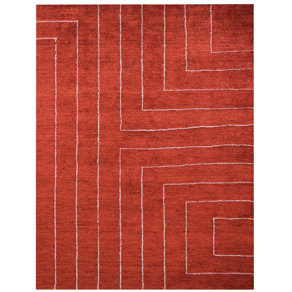 Tansen Hand Knotted Silk & Wool Rug