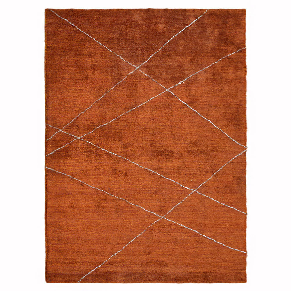 Mysuru Hand Knotted Silk & Wool Area Rug
