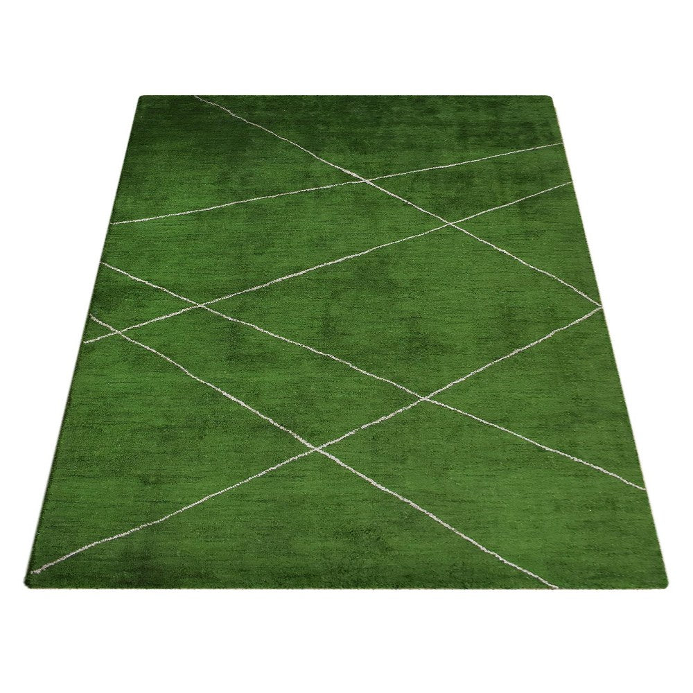 Mysuru Hand Knotted Silk & Wool Area Rug