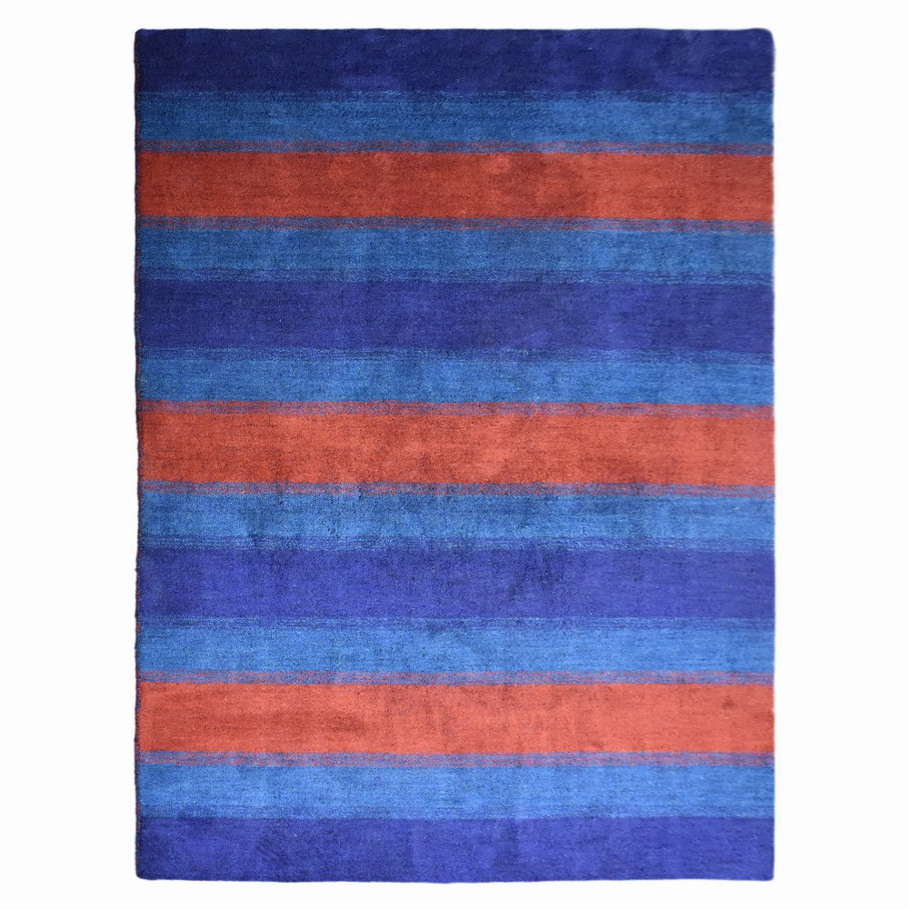 Ulys Hand Knotted Silk & Wool Area Rug