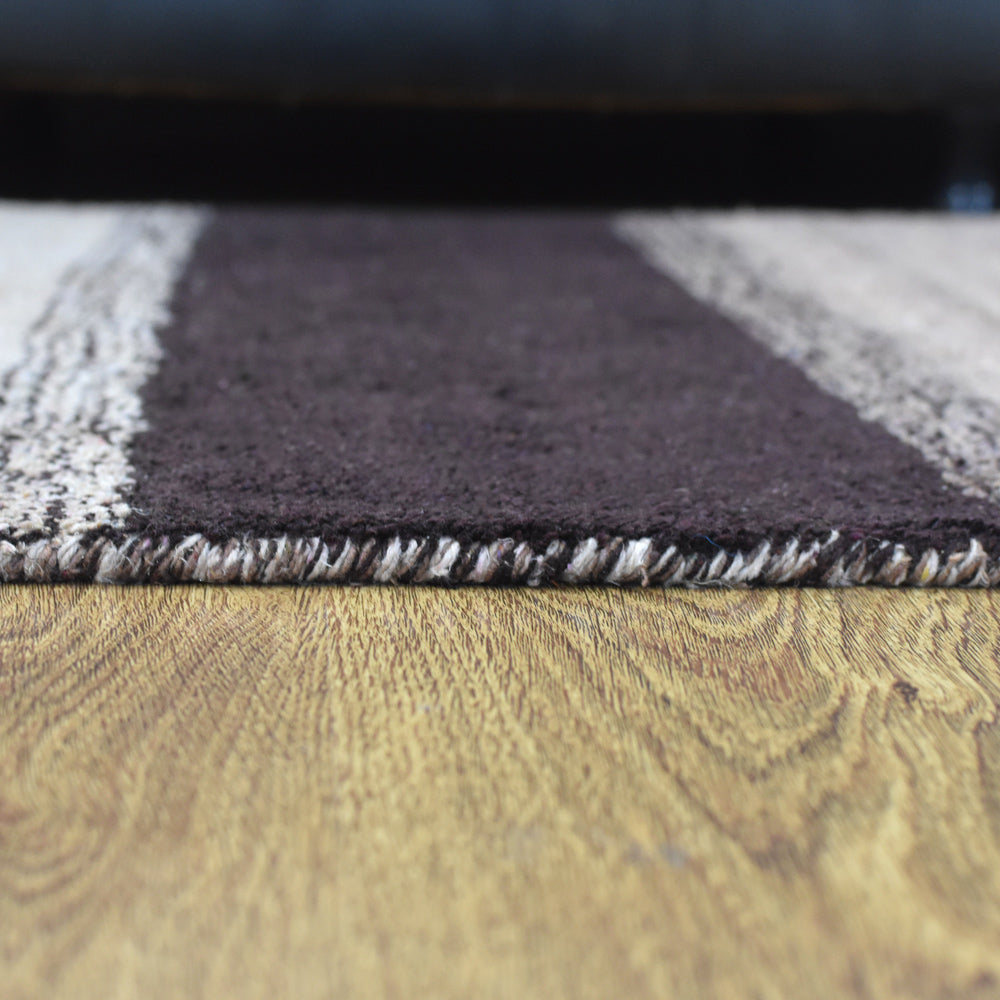 Ulys Hand Knotted Silk & Wool Area Rug