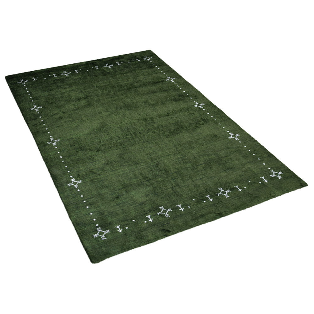 Neil Hand Knotted Silk & Wool Beige Area Rug