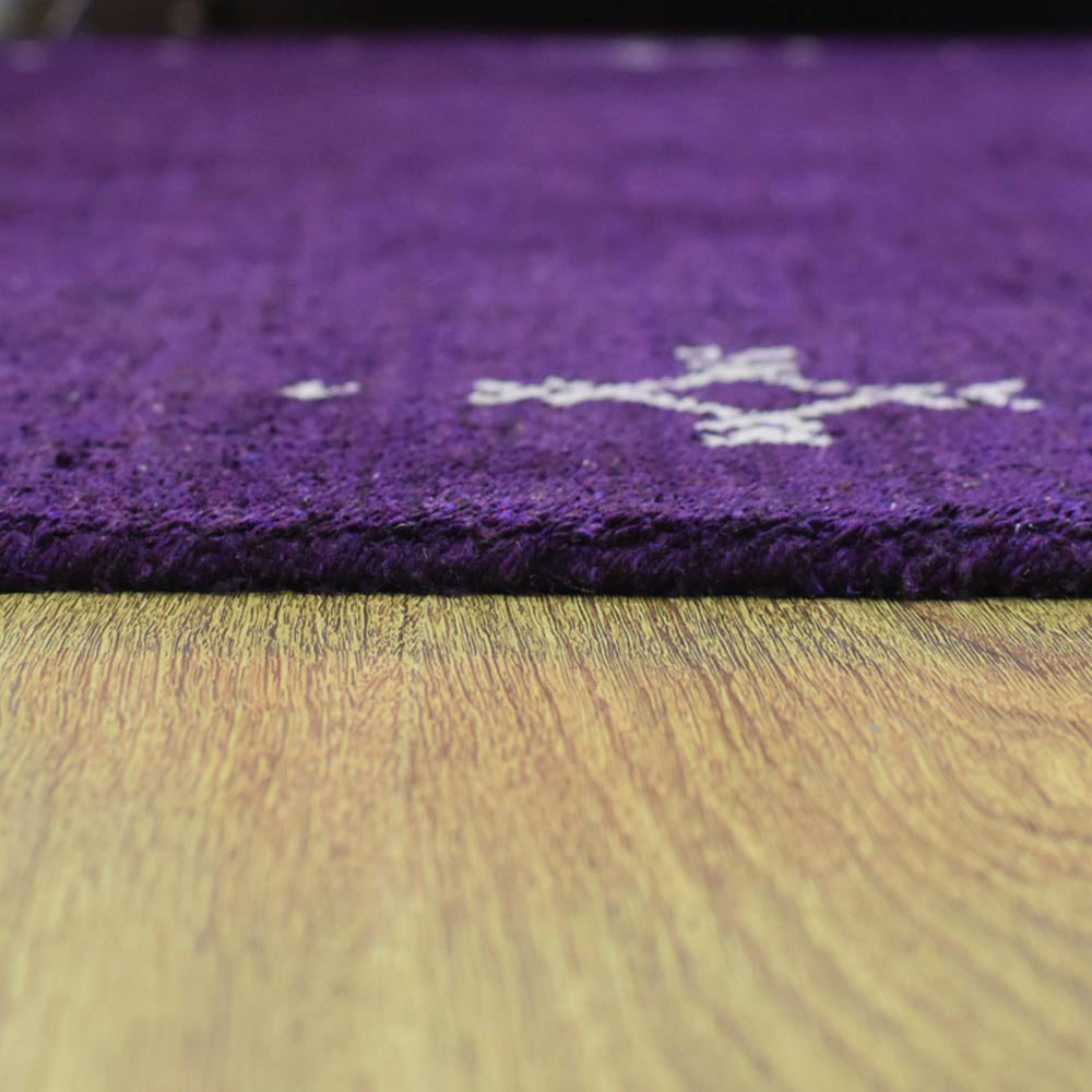 Neil Hand Knotted Silk & Wool Beige Area Rug