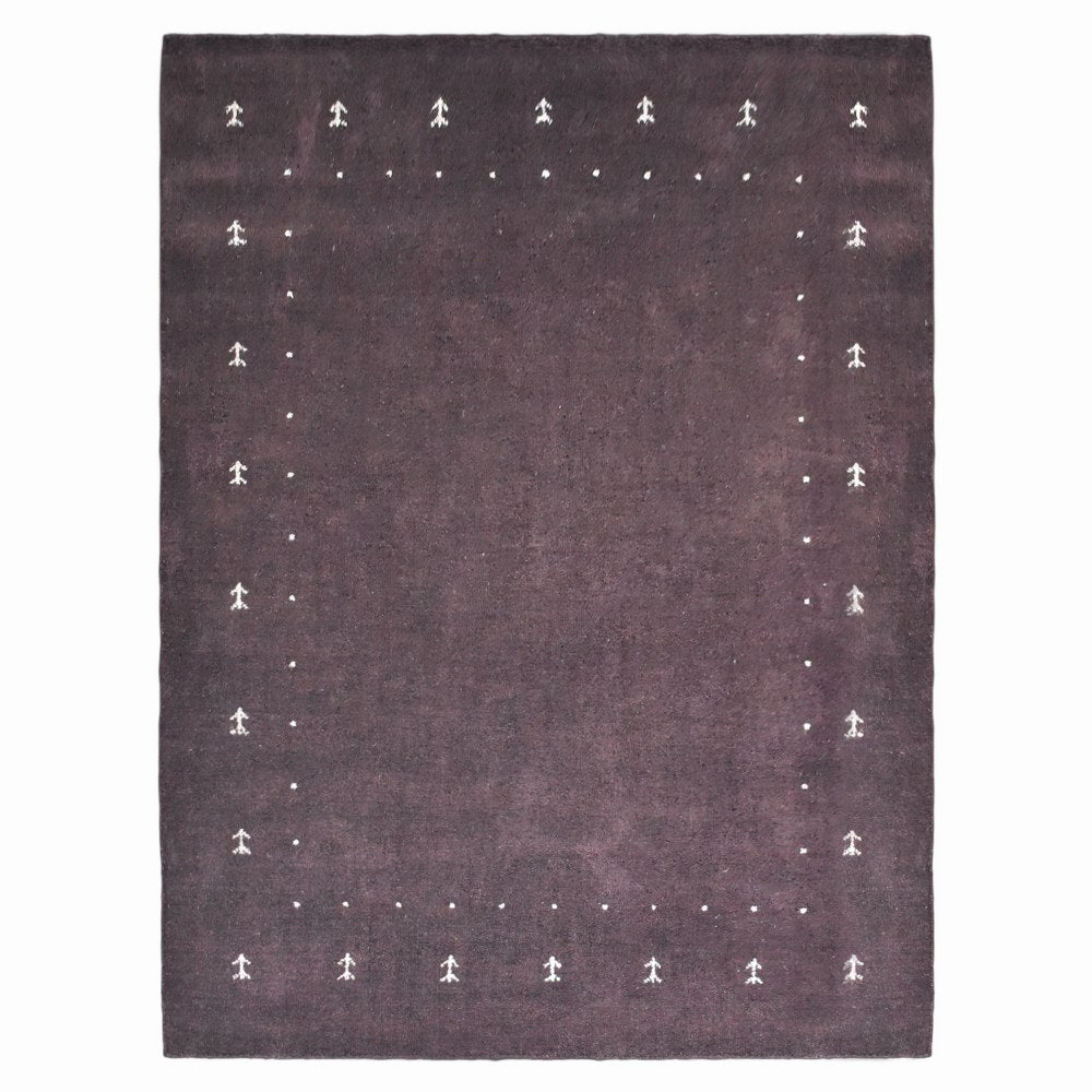 Dale Hand Knotted Silk & Wool Blue Area Rug