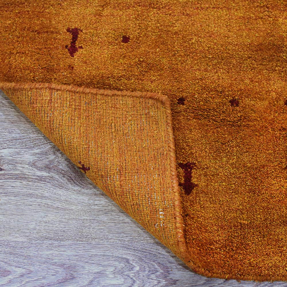 Dale Hand Knotted Silk & Wool Blue Area Rug