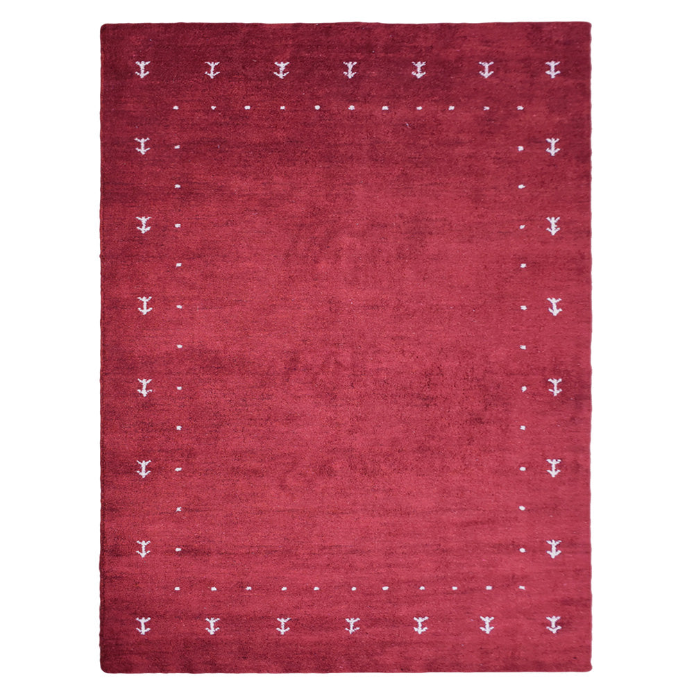 Dale Hand Knotted Silk & Wool Blue Area Rug