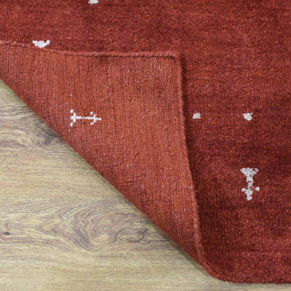 Dale Hand Knotted Silk & Wool Blue Area Rug