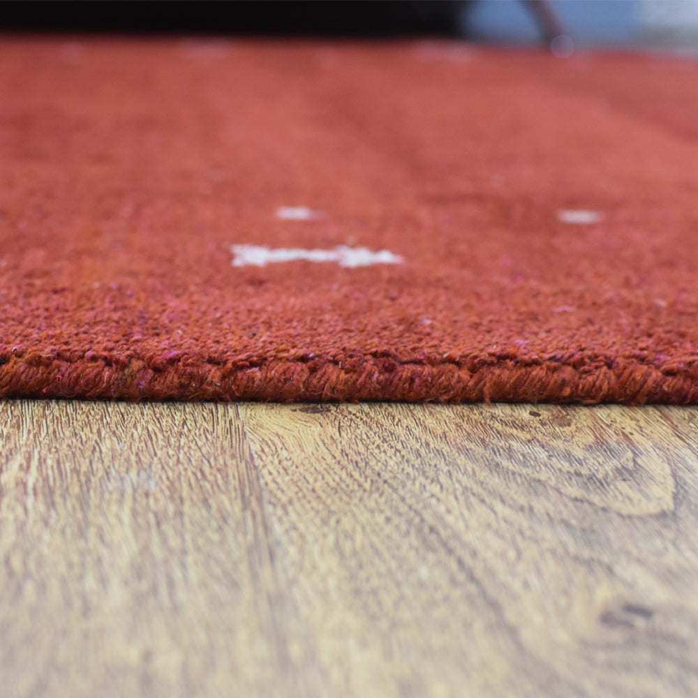 Dale Hand Knotted Silk & Wool Blue Area Rug