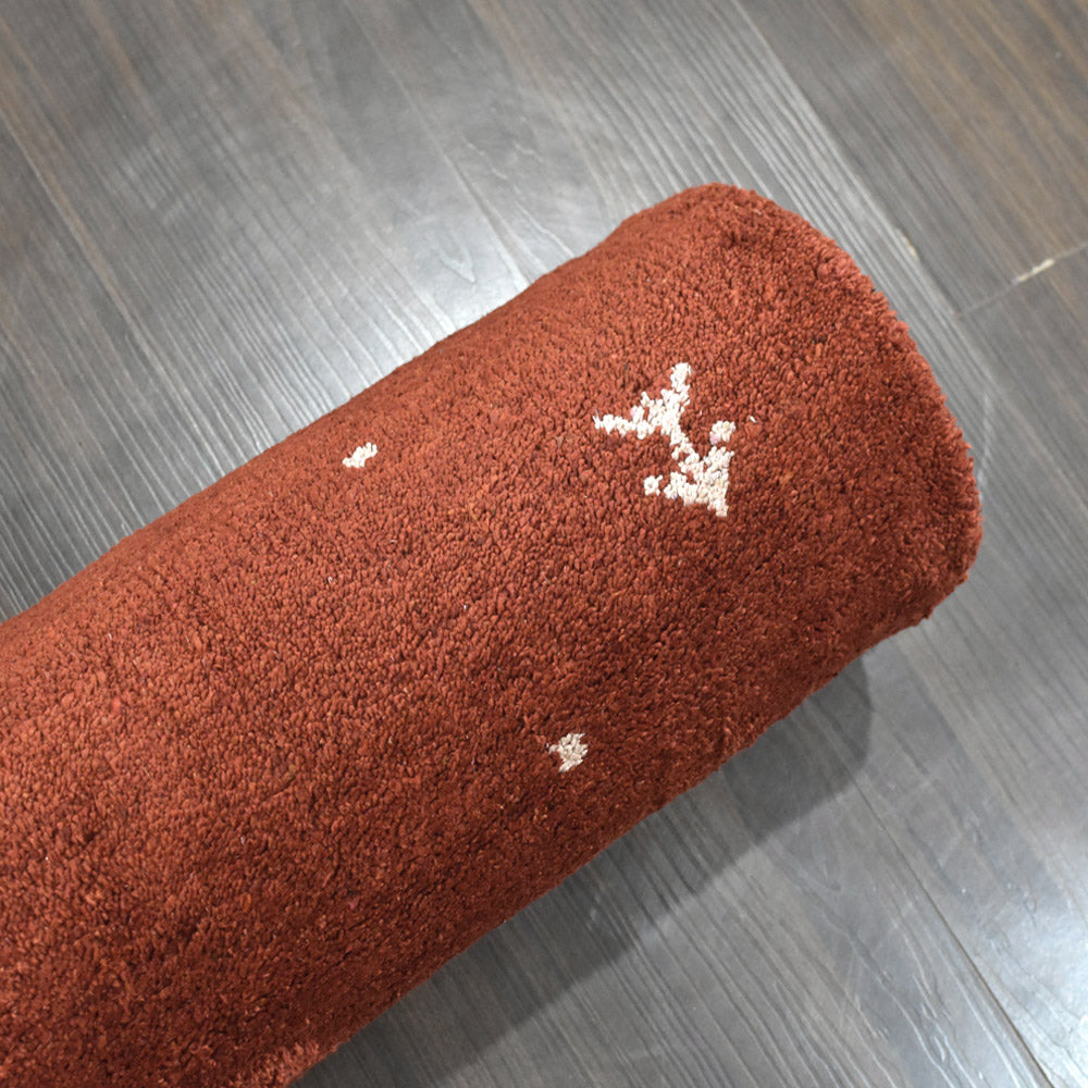 Dale Hand Knotted Silk & Wool Blue Area Rug