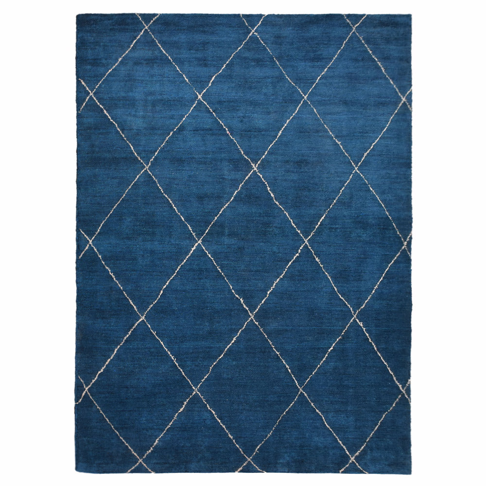 Lila Hand Knotted Loom Silk & Wool Area Rug