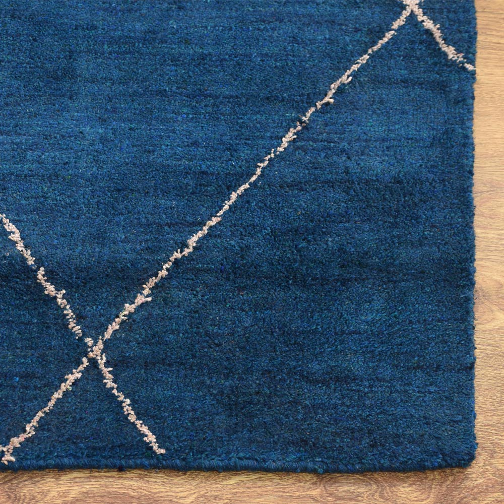 Lila Hand Knotted Loom Silk & Wool Area Rug