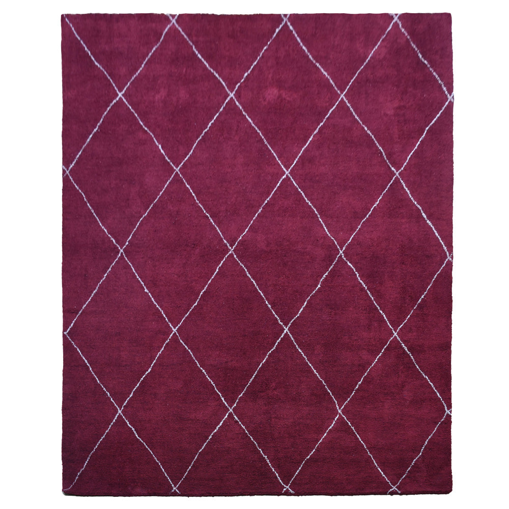 Lila Hand Knotted Loom Silk & Wool Area Rug