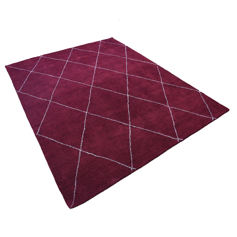 Lila Hand Knotted Loom Silk & Wool Area Rug