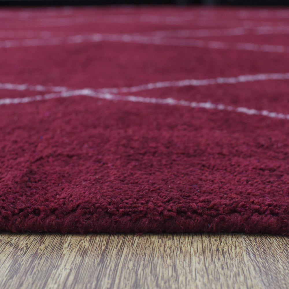Lila Hand Knotted Loom Silk & Wool Area Rug