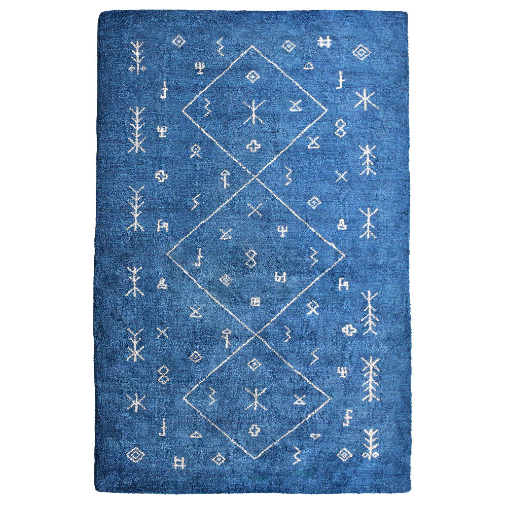 Gis Hand Knotted Silk & Wool Rug