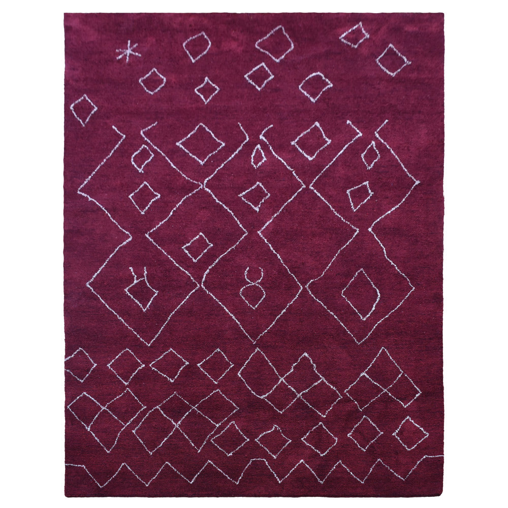 Aon Hand Knotted Silk & Wool Rug