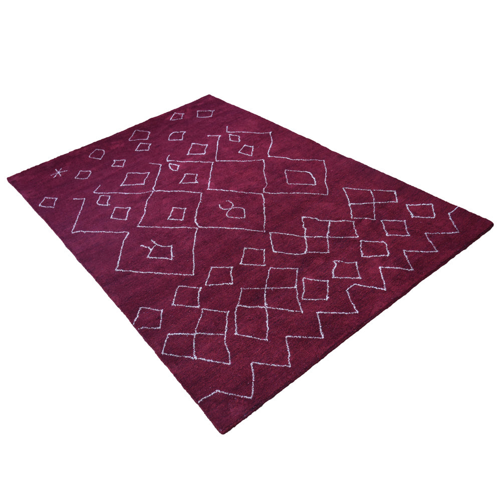 Aon Hand Knotted Silk & Wool Rug