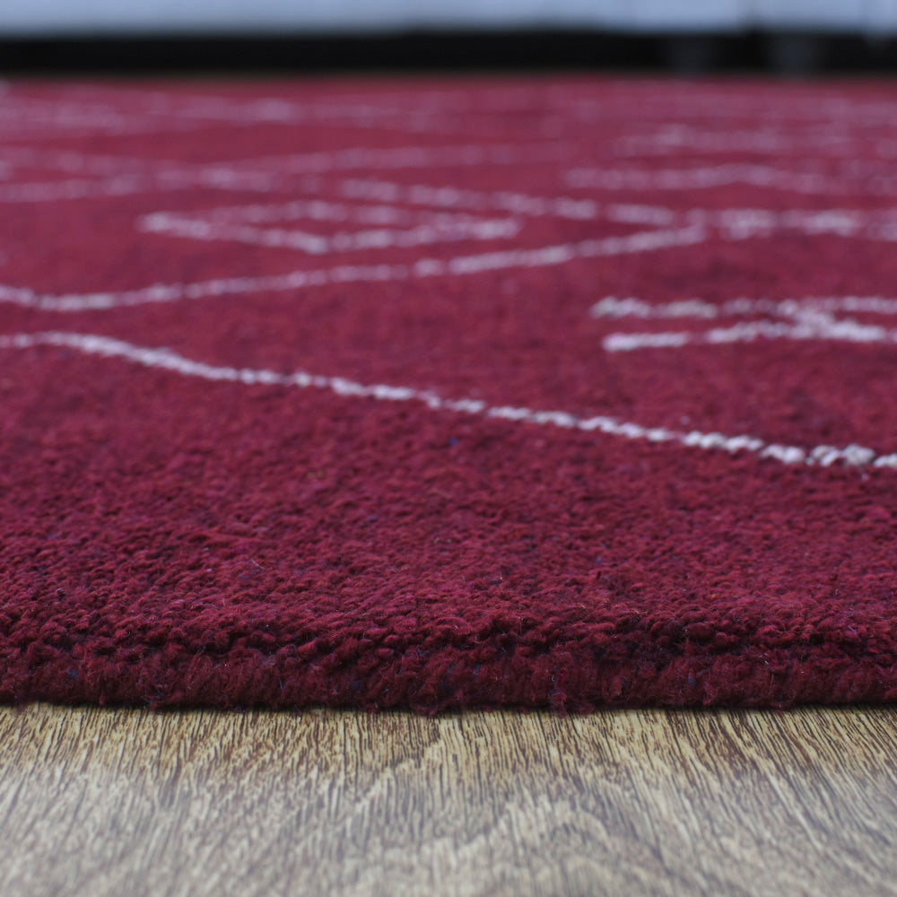 Aon Hand Knotted Silk & Wool Rug