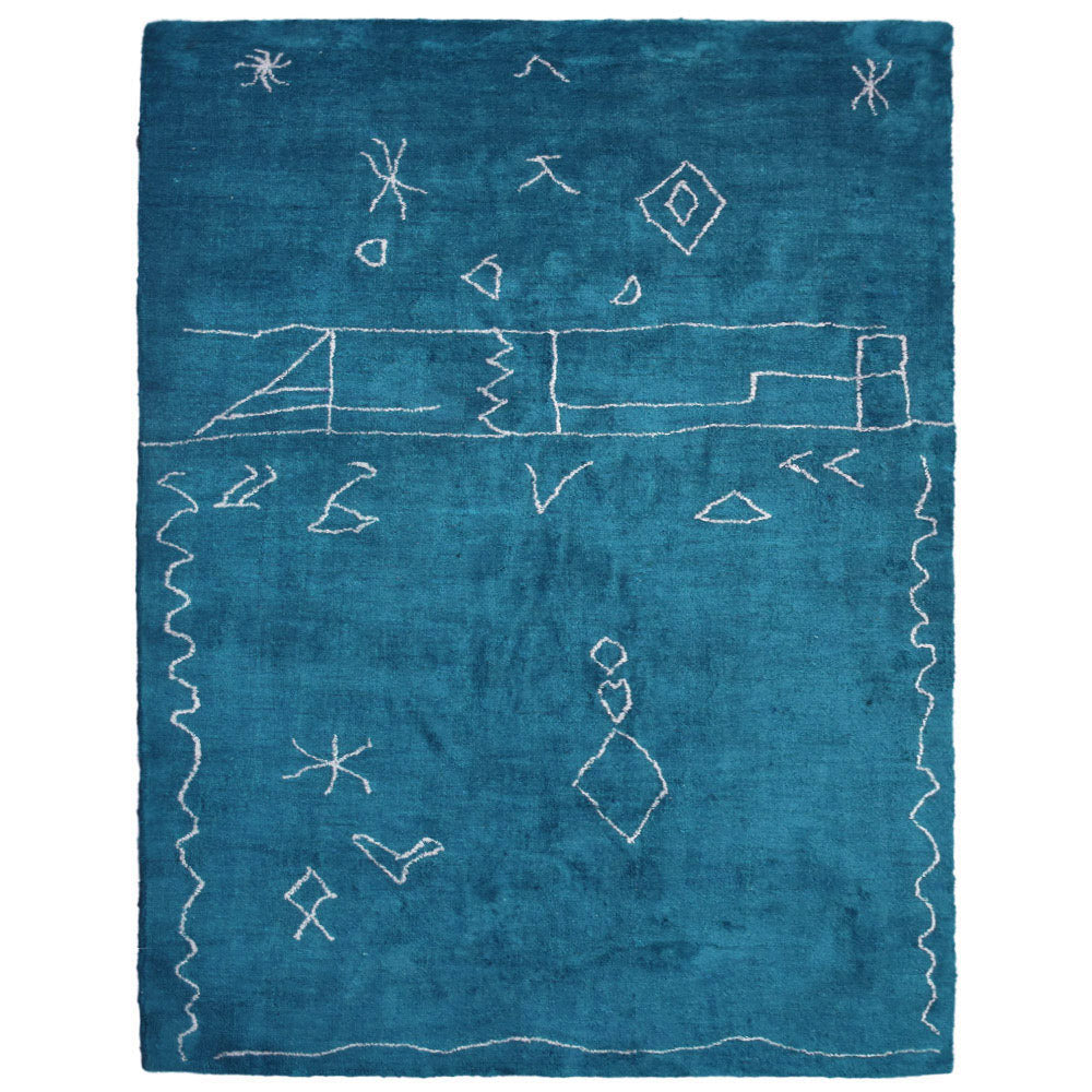 Darian Hand Knotted Silk & Wool Rug