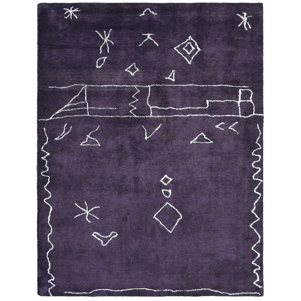 Darian Hand Knotted Silk & Wool Rug