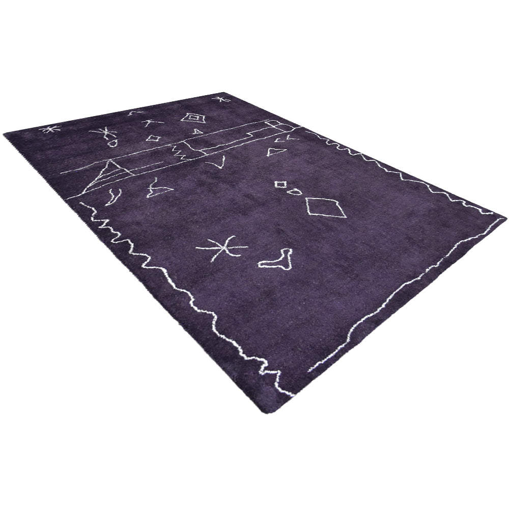 Darian Hand Knotted Silk & Wool Rug