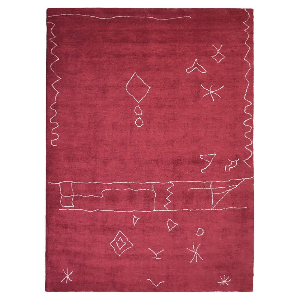 Darian Hand Knotted Silk & Wool Rug