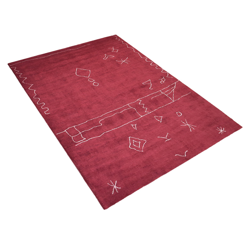 Darian Hand Knotted Silk & Wool Rug