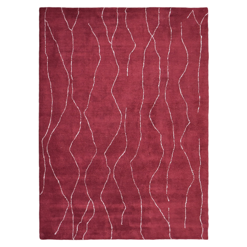 Ripple Hand Knotted Silk & Wool Rug