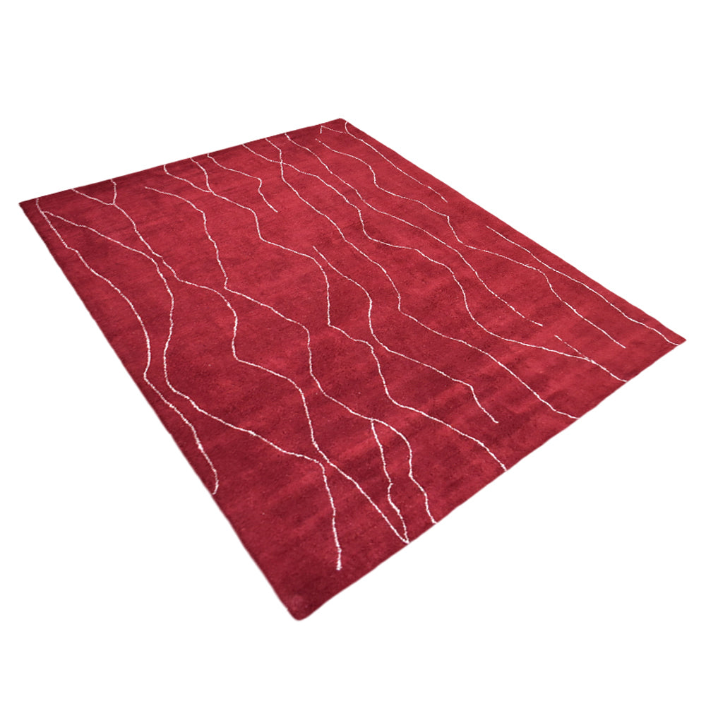 Ripple Hand Knotted Silk & Wool Rug