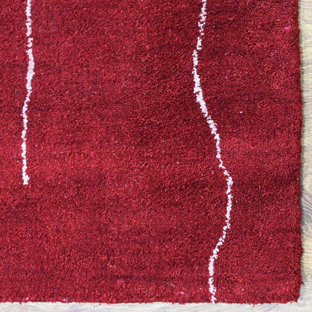 Ripple Hand Knotted Silk & Wool Rug