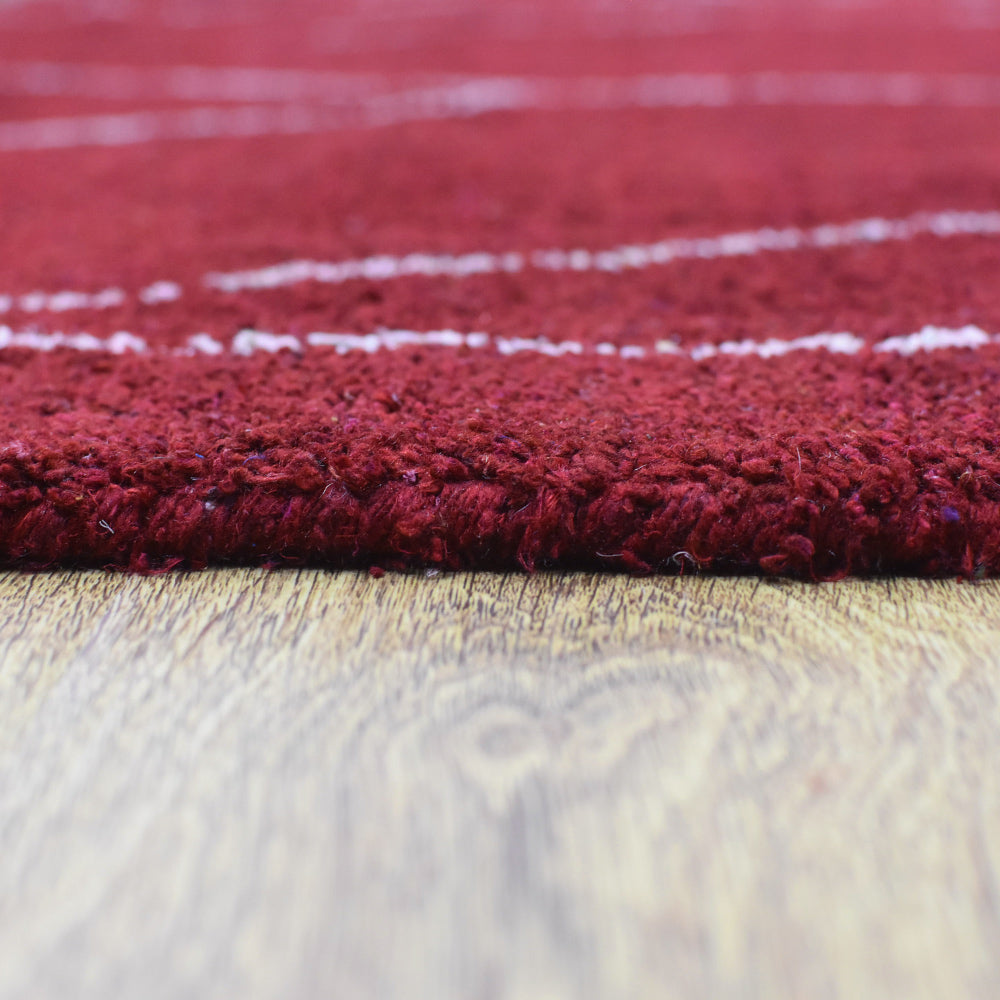 Ripple Hand Knotted Silk & Wool Rug
