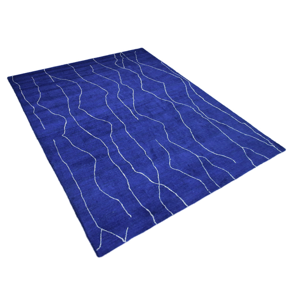 Ripple Hand Knotted Silk & Wool Rug