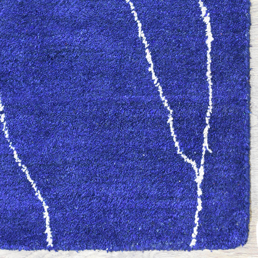 Ripple Hand Knotted Silk & Wool Rug