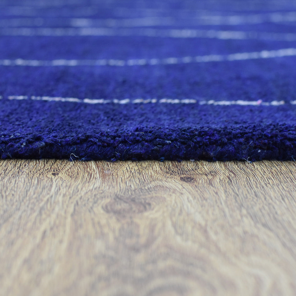 Ripple Hand Knotted Silk & Wool Rug