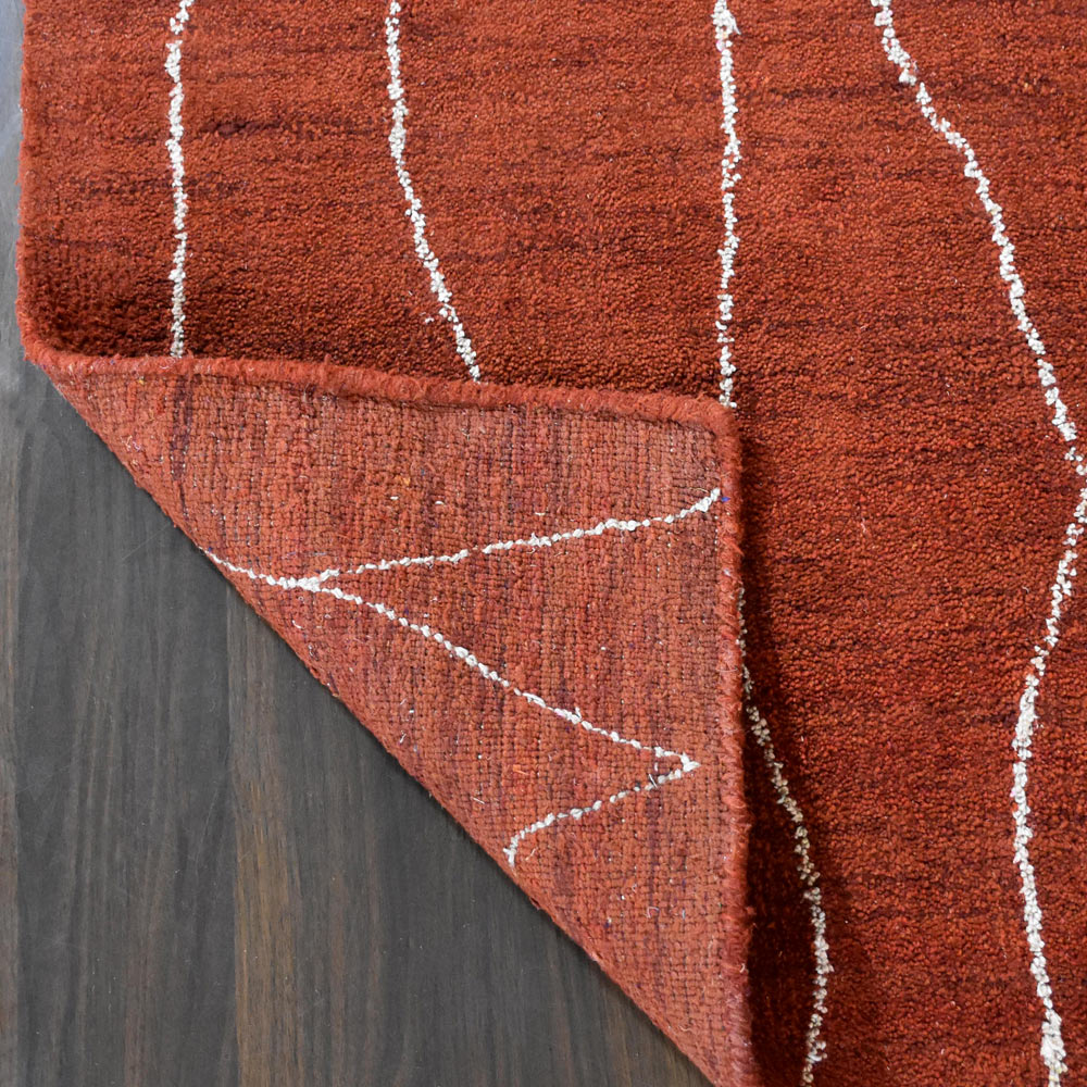 Ripple Hand Knotted Silk & Wool Rug